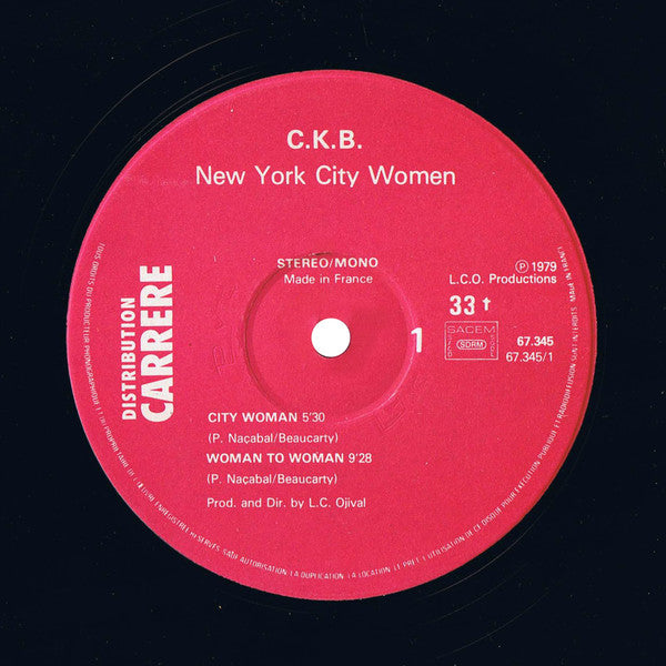 C.K.B. : New York City Women (LP)