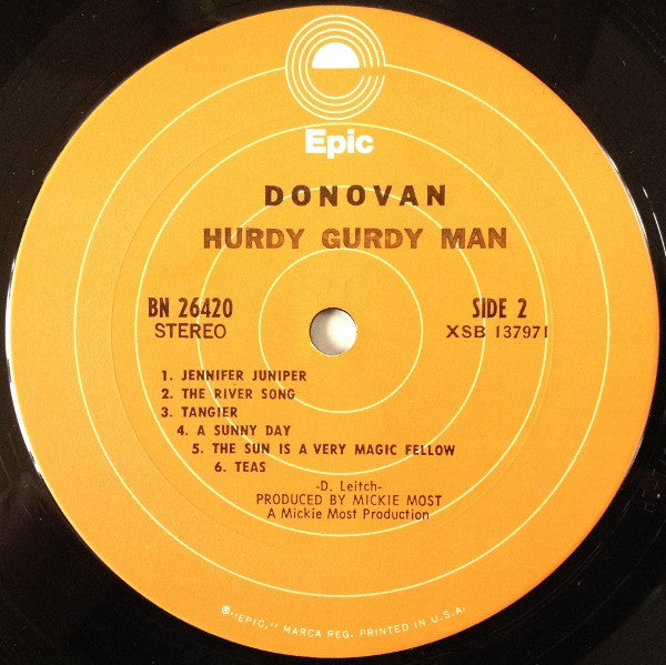 Donovan : The Hurdy Gurdy Man (LP, Album, RE, Ter)