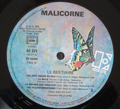 Malicorne : Le Bestiaire (LP, Album, RE)