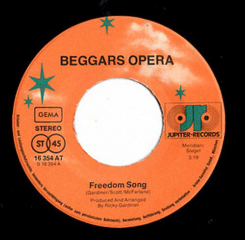 Beggars Opera : Freedom Song (7", Single)