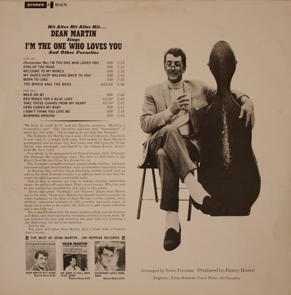 Dean Martin : (Remember Me) I'm The One Who Loves You (LP, Album)