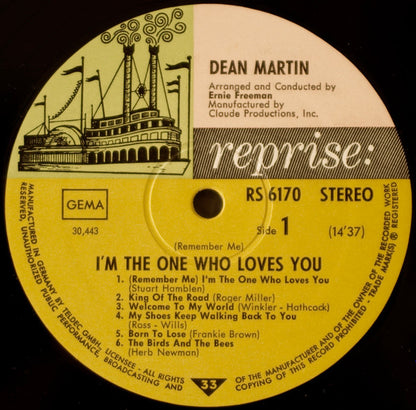 Dean Martin : (Remember Me) I'm The One Who Loves You (LP, Album)