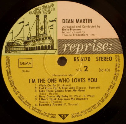 Dean Martin : (Remember Me) I'm The One Who Loves You (LP, Album)