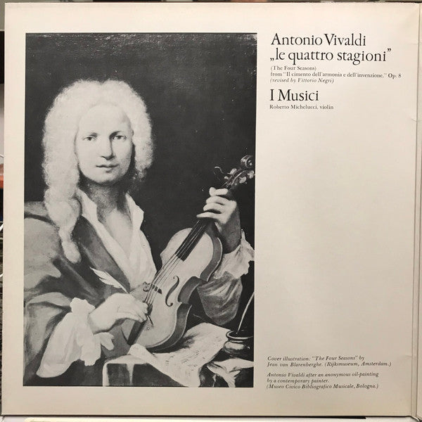 Antonio Vivaldi - Roberto Michelucci, I Musici : Le Quattro Stagioni (LP, Gat)