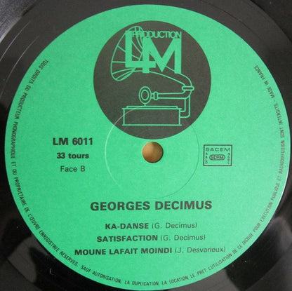 Georges Decimus Avec Kassav' : Georges Decimus Avec Kassav' Cie (LP, Album)
