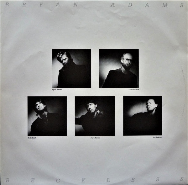 Bryan Adams : Reckless (LP, Album)