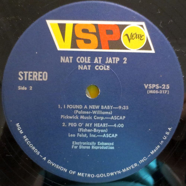 Nat King Cole : Nat Cole At JATP 2 (LP, Comp, RM)