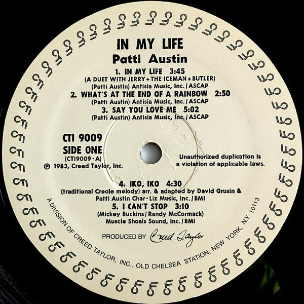 Patti Austin : In My Life (LP, Album)