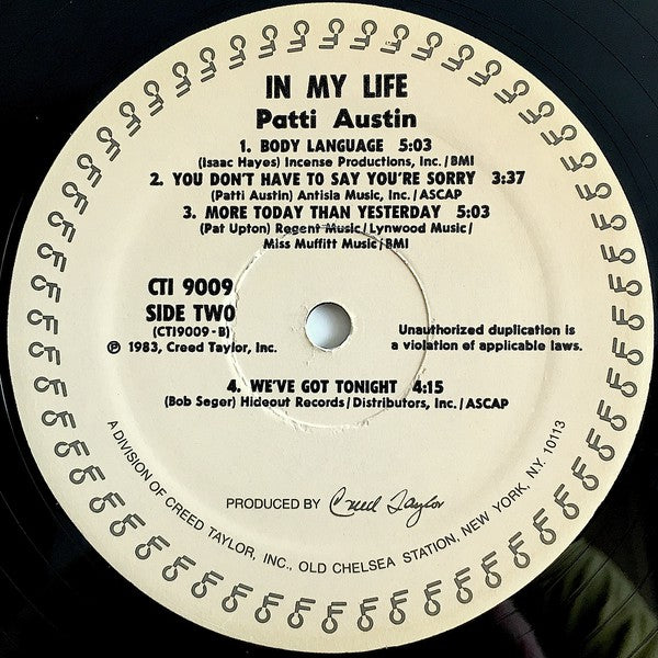 Patti Austin : In My Life (LP, Album)