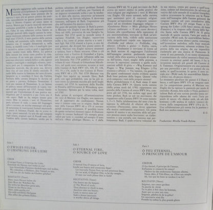 Johann Sebastian Bach - Edith Mathis • Anna Reynolds • Peter Schreier • Dietrich Fischer-Dieskau, Münchener Bach-Chor • Münchener Bach-Orchester, Karl Richter : Pfingst-Kantaten (BWV 34 • 68 • 175) (LP)