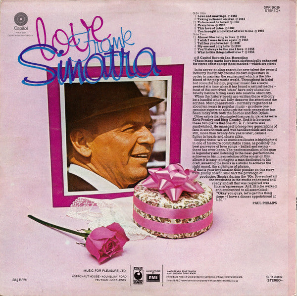 Frank Sinatra : Love (LP, Comp)