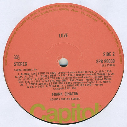 Frank Sinatra : Love (LP, Comp)