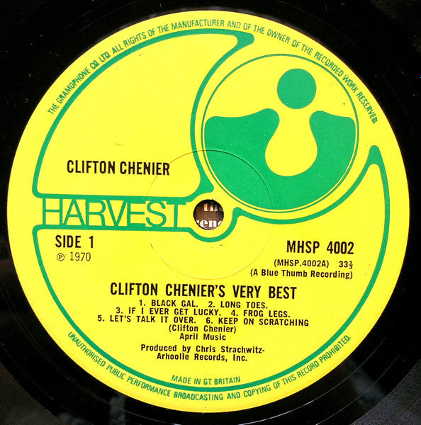 Clifton Chenier : Clifton Chenier's Very Best (LP, Comp, Mono)