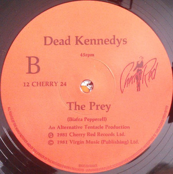 Dead Kennedys : Too Drunk To Fuck (12", Single, RP)