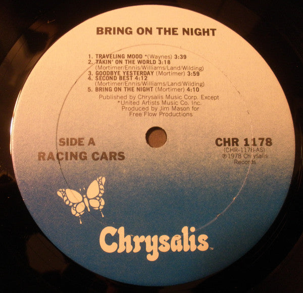 Racing Cars : Bring On The Night (LP, Album, Ter)