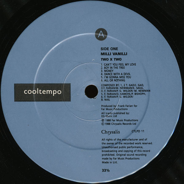 Milli Vanilli : 2 x 2 (2xLP, Comp, Gat)