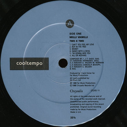 Milli Vanilli : 2 x 2 (2xLP, Comp, Gat)
