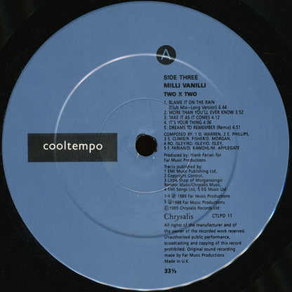 Milli Vanilli : 2 x 2 (2xLP, Comp, Gat)