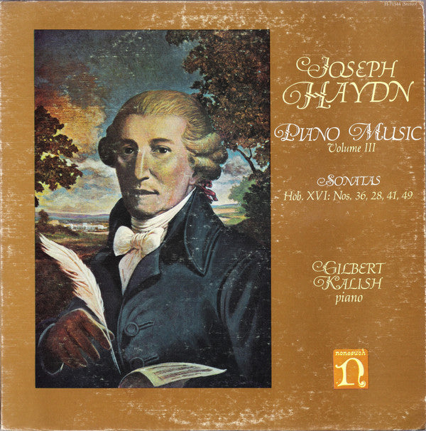 Joseph Haydn - Gilbert Kalish : Piano Music, Volume III (Sonatas, Hob. XVI: Nos. 36, 28, 41, 49) (LP)