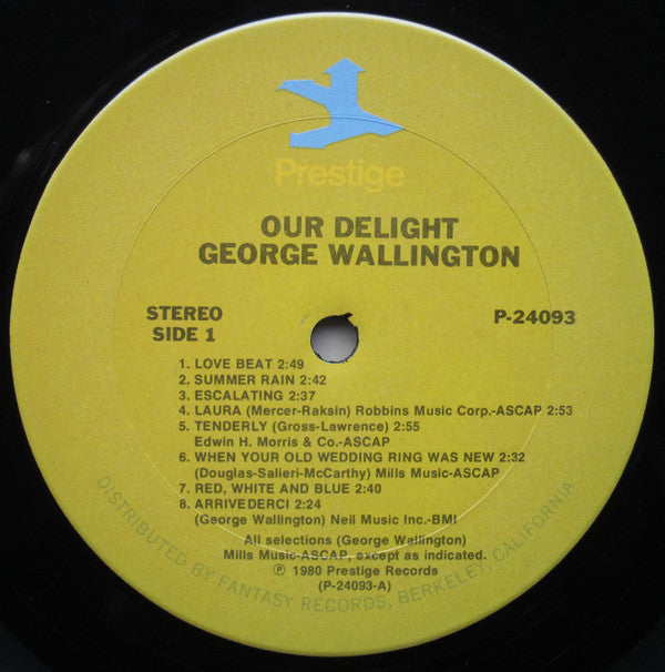 George Wallington : Our Delight (2xLP, Comp, RM)