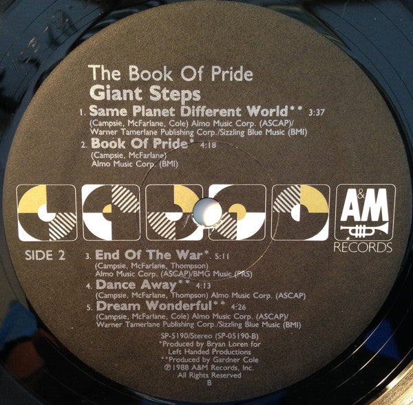 Giant Steps (2) : The Book Of Pride (LP, Album)