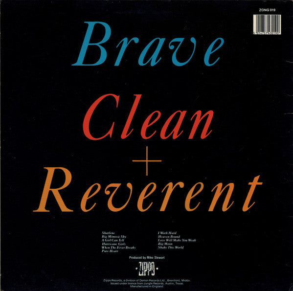 Wild Seeds : Brave, Clean + Reverent (LP, Album)