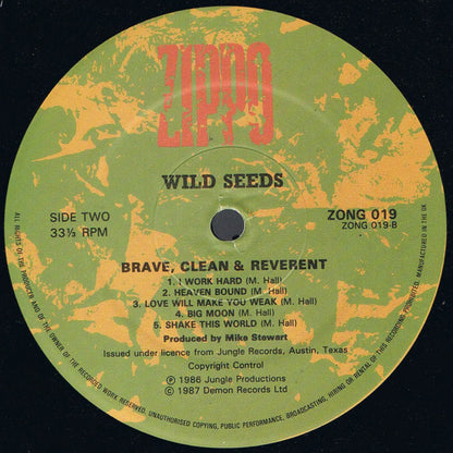 Wild Seeds : Brave, Clean + Reverent (LP, Album)