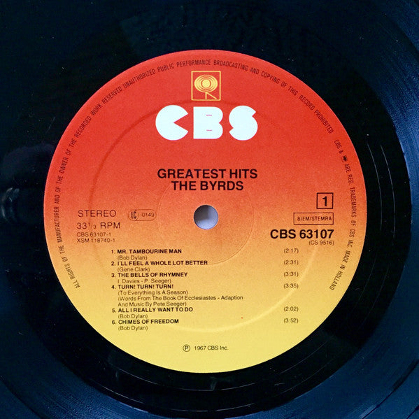 The Byrds : Greatest Hits (LP, Comp, RE)