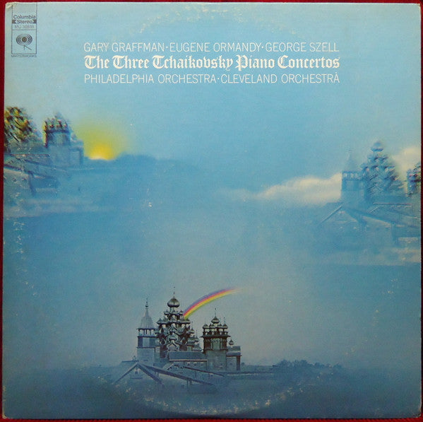 Gary Graffman ♦ Eugene Ormandy ♦ George Szell, The Philadelphia Orchestra ♦ The Cleveland Orchestra - Pyotr Ilyich Tchaikovsky : The Three Tchaikovsky Piano Concertos (2xLP, Comp, Pit)