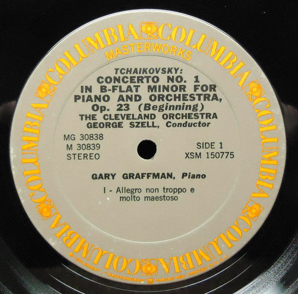 Gary Graffman ♦ Eugene Ormandy ♦ George Szell, The Philadelphia Orchestra ♦ The Cleveland Orchestra - Pyotr Ilyich Tchaikovsky : The Three Tchaikovsky Piano Concertos (2xLP, Comp, Pit)