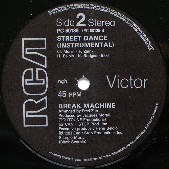 Break Machine : Street Dance (12")