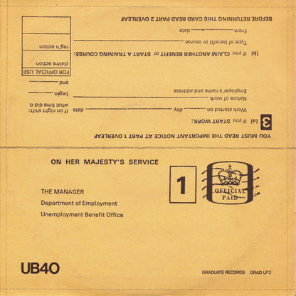 UB40 : Signing Off (LP, Album + 12")