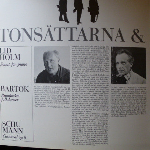 Greta Erikson - Ingvar Lidholm / Béla Bartók / Robert Schumann : Greta Erikson, Piano (Lidholm, Bartók, Schumann) (LP, Album)