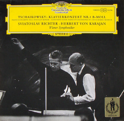 Pyotr Ilyich Tchaikovsky, Sviatoslav Richter, Herbert Von Karajan, Wiener Symphoniker : Tschaikowsky: Klavierkonzert Nr. 1 B-Moll (LP)