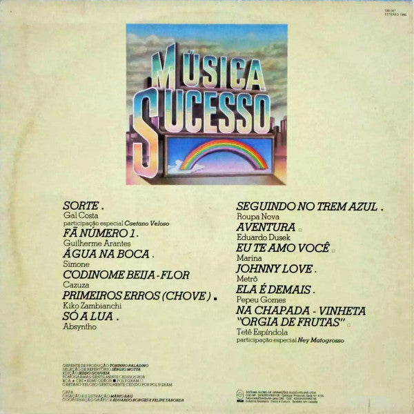 Various : Música Sucesso (LP, Comp)