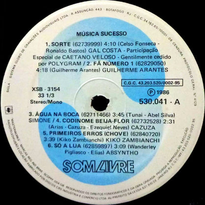 Various : Música Sucesso (LP, Comp)