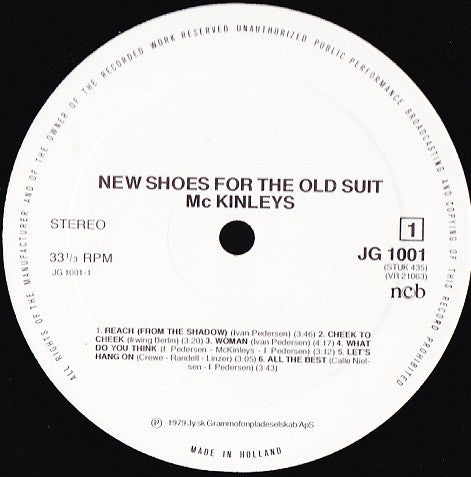 McKinleys : New Shoes For The Old Suit (LP, Comp, RE)