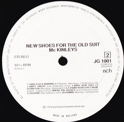 McKinleys : New Shoes For The Old Suit (LP, Comp, RE)