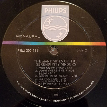 The Serendipity Singers : The Many Sides Of The Serendipity Singers (LP, Album, Mono, Ric)
