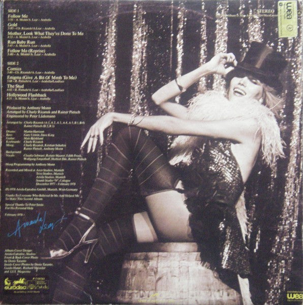 Amanda Lear : Sweet Revenge (LP, Album, P/Mixed, RE, Gat)