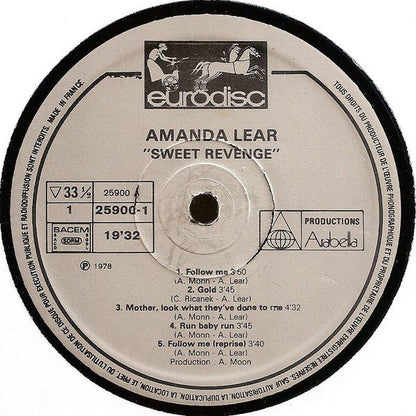 Amanda Lear : Sweet Revenge (LP, Album, P/Mixed, RE, Gat)