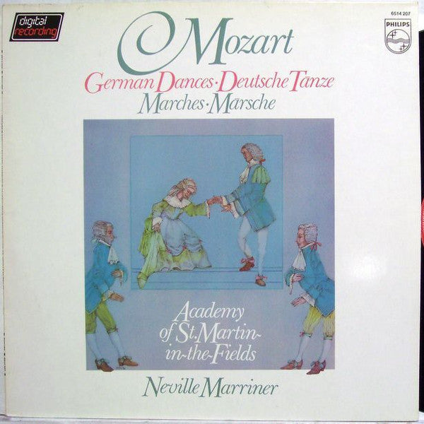 Wolfgang Amadeus Mozart - The Academy Of St. Martin-in-the-Fields, Sir Neville Marriner : German Dances •  Marches (LP)