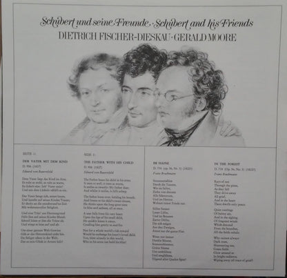 Franz Schubert - Dietrich Fischer-Dieskau · Gerald Moore : Schubert Und Seine Freunde · Schubert And His Friends (LP)