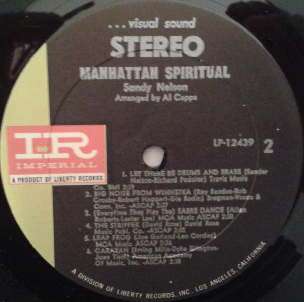 Sandy Nelson : Manhattan Spiritual (LP, Album)