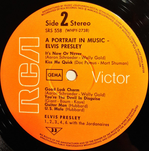 Elvis Presley : A Portrait In Music (LP, Comp, Gat)