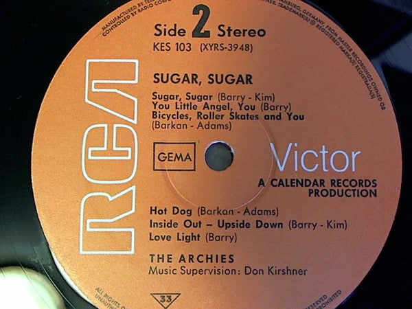 The Archies : Sugar Sugar (LP, Album)