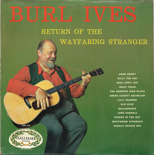 Burl Ives : The Return Of The Wayfaring Stranger (LP, Mono)