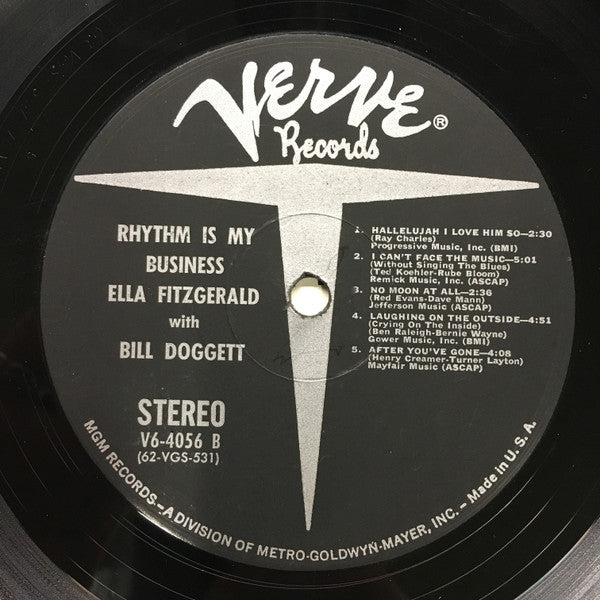Ella Fitzgerald : Rhythm Is My Business (LP, Album)