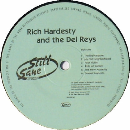 Rich Hardesty And The Del Reys : The Big Hangover (LP, Album)