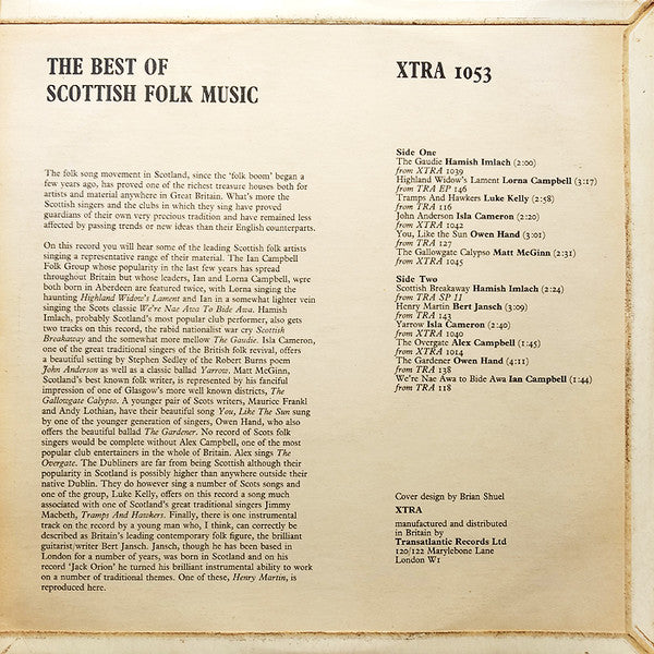 Various : The Best Of Scottish Folk Music (LP, Comp)